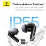 Audifonos inalambricos Baseus BP1 pro cancelacion de ruido,IP55, bateria 55 horas, 6 microfonos IA - Imagen 4