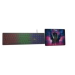 TECLADO + MOUSE+PAD Xtech Hasha Gaming Kybd spa wrd mouse and mouse pad XTK-535S - Imagen 3